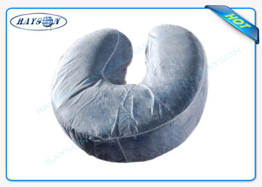 U - De gevormde Beschikbare niet Geweven Stof doet de Comfortabele Dekking van Non Woven Pillow van de Halswacht in zakken